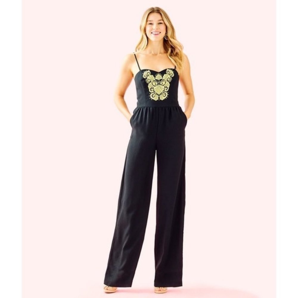 NWT Lilly Pulitzer Janelle Embellished Jumpsuit